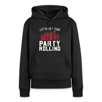 Game Master RPG role-playing game master - Women’s Premium Organic Hoodie - black - Front - Julia (174cm)