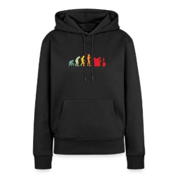 Gamer Evolution Gaming Video Games Console Gamers - Women’s Premium Organic Hoodie - black - Front - Julia (174cm)