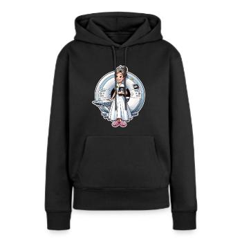 Princess Manip Radio Radiologist Female Radiology - Women’s Premium Organic Hoodie - black - Front - Julia (174cm)
