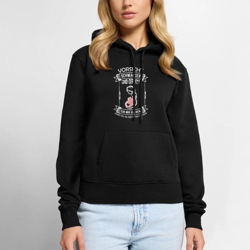 Schwangerschaft werdende Mutter / Geschenk Idee Frauen Premium Bio Hoodie