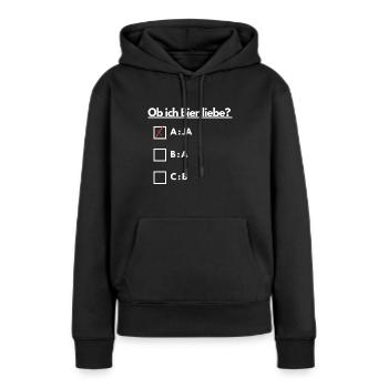 Beer JGA Beer Lovers Funny Party Pils Alcohol - Women’s Premium Organic Hoodie - black - Front - Julia (174cm)