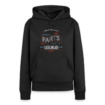 weightless astronomy gifts sayings gift - Frauen Premium Bio Hoodie - Schwarz - Vorne - Julia (174cm)