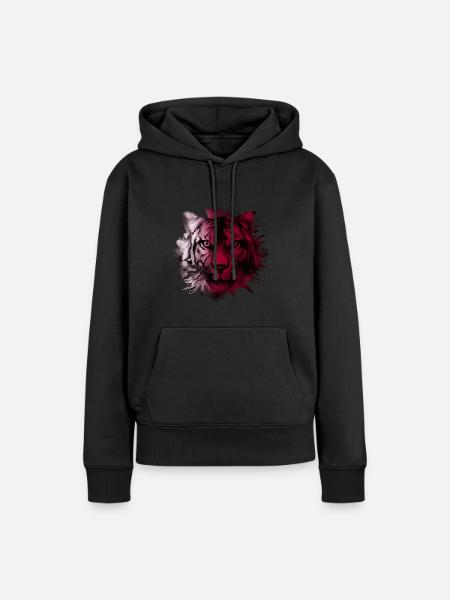 Katar - Frauen Premium Bio Hoodie - Schwarz