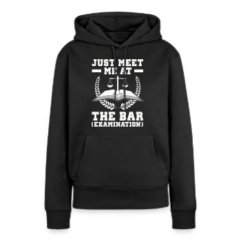 Anwalt - Frauen Premium Bio Hoodie - Schwarz - Vorne - Julia (174cm)