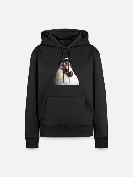 Boss Rooster - Frauen Premium Bio Hoodie - Schwarz