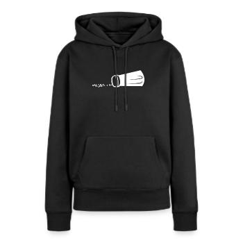 LoL - Sweat à capuche Premium bio Femme - noir - Devant - Julia (174cm)