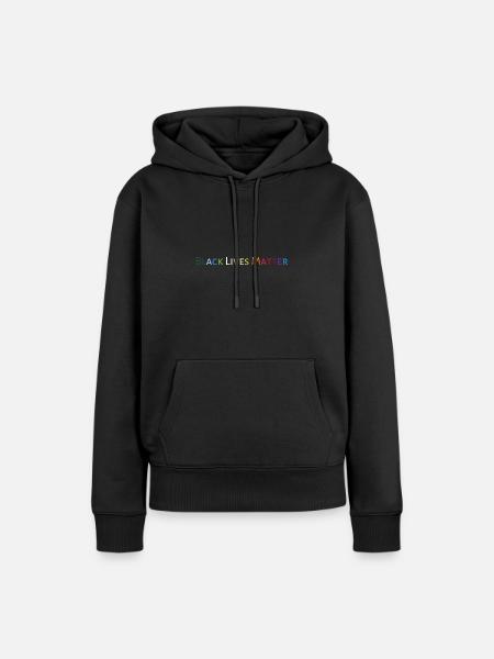 Black Lives Matter - Frauen Premium Bio Hoodie - Schwarz