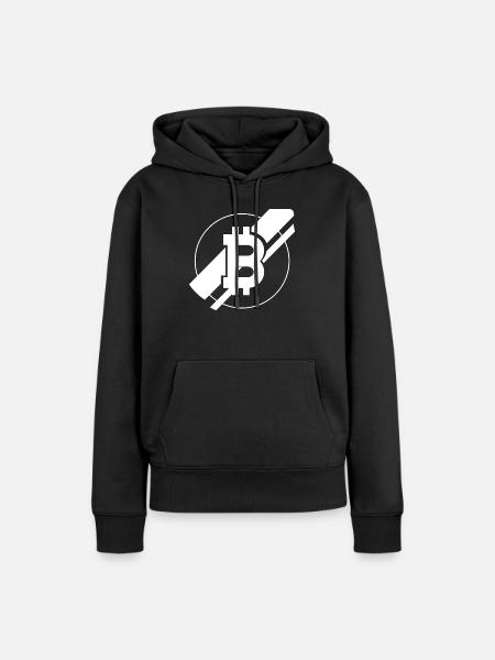 Bitcoin Trading Crypto Aktien - Frauen Premium Bio Hoodie - Schwarz