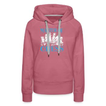 Meister des Schachsports Brettspiel Schachspieler - Frauen Premium Bio Hoodie - Malve - Vorne - Isabella (175cm)