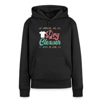 Chemische Reinigung Manager Job Beruf Chemische Reinigung - Frauen Premium Bio Hoodie - Schwarz - Vorne - Julia (174cm)