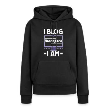 Content Creator Social Media Influencer Vlogger - Frauen Premium Bio Hoodie - Schwarz - Vorne - Julia (174cm)