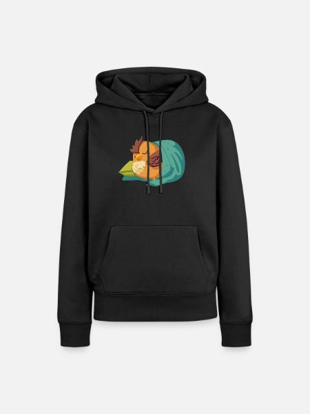 Hühnerzüchter Hühnerflüsterer Nutztier - Frauen Premium Bio Hoodie - Schwarz