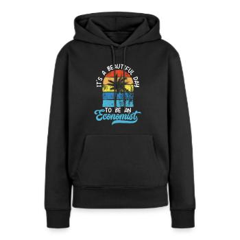 Wirtschaftswissenschaftler Wirtschaftslehrer Beruf Wirtschaft Wirtschaft - Frauen Premium Bio Hoodie - Schwarz - Vorne - Julia (174cm)