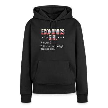 Wirtschaftswissenschaftler Wirtschaftslehrer Beruf Wirtschaft Wirtschaft - Frauen Premium Bio Hoodie - Schwarz - Vorne - Julia (174cm)