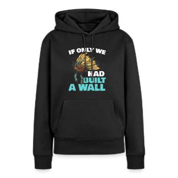 Journée des Amérindiens autochtones - Sweat à capuche Premium bio Femme - noir - Devant - Julia (174cm)