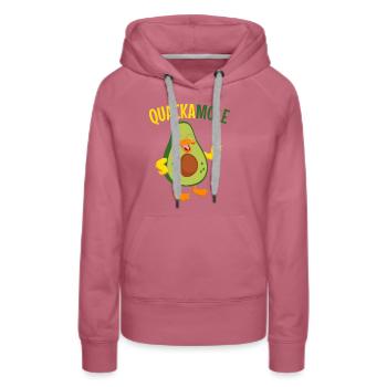 Süße Avocado Wortspiel Frucht Guac Witze Guacamole Liebhaber - Frauen Premium Bio Hoodie - Malve - Vorne - Isabella (175cm)