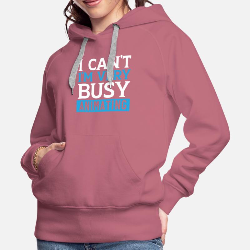3d Animator Animate Key Frames Rendering Animation Women’s Premium Organic Hoodie