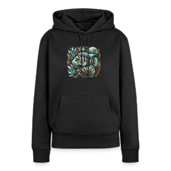 Cichlid Fish Lover Aquarium d’aquariophilie d’eau douce - Sweat à capuche Premium bio Femme - noir - Devant - Julia (174cm)