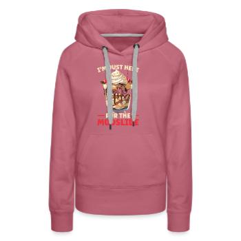 Schlammlawine Liebhaber Cocktail Getränk Essen Liebhaber Alkoholisch - Frauen Premium Bio Hoodie - Malve - Vorne - Isabella (175cm)
