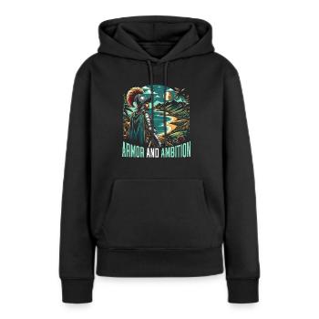 Spanish Conquistador Colonizer Explorer Spain - Women’s Premium Organic Hoodie - black - Front - Julia (174cm)