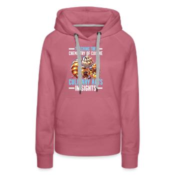 Kochkunst Lehrer Küche Koch Koch - Frauen Premium Bio Hoodie - Malve - Vorne - Isabella (175cm)