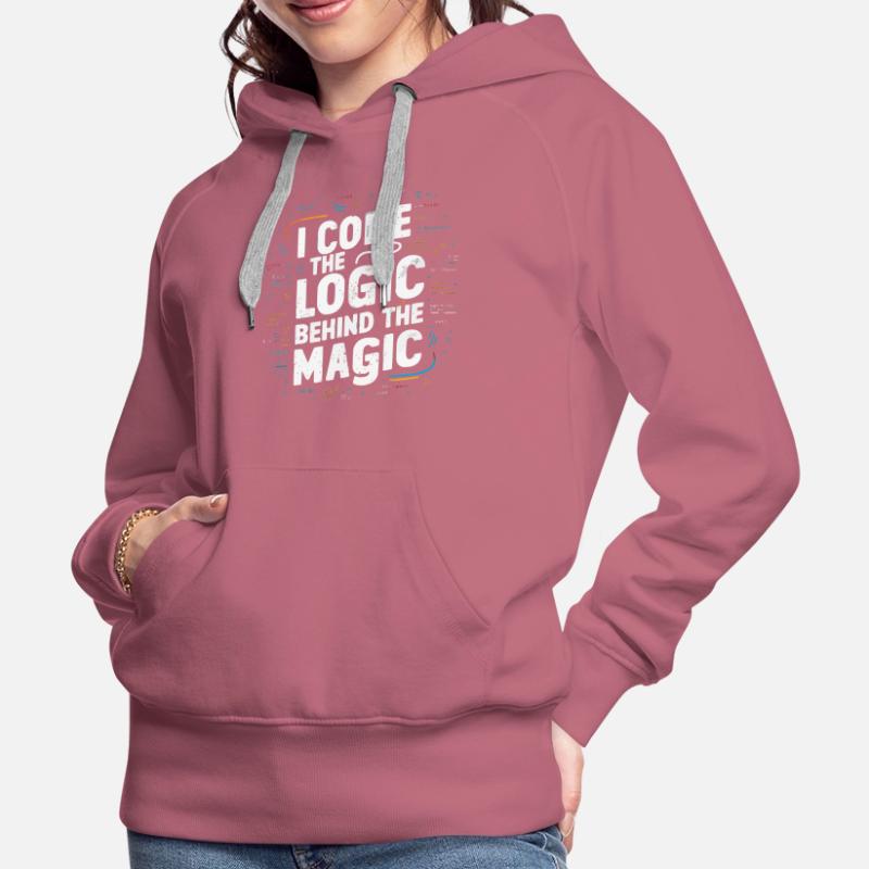 Programmeur logiciel de programmation backend Sweat à capuche Premium bio Femme