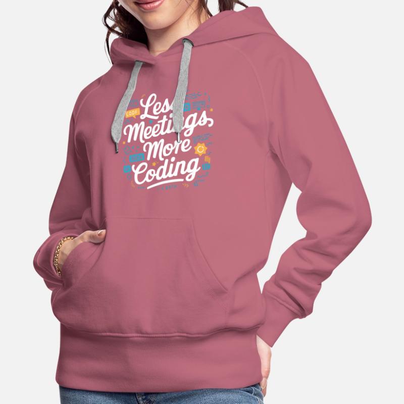 Backend-Entwickler Programmierung Softwareprogrammierer Frauen Premium Bio Hoodie