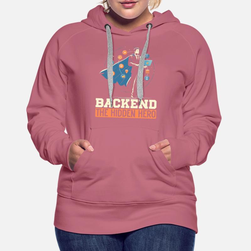 Backend-Entwickler Programmierung Softwareprogrammierer Frauen Premium Bio Hoodie