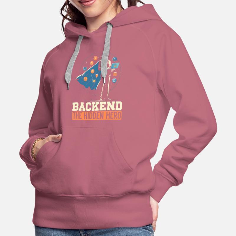 Backend-Entwickler Programmierung Softwareprogrammierer Frauen Premium Bio Hoodie