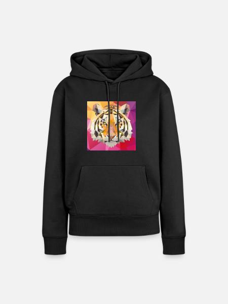 WengChunMH Tiger 2 - Frauen Premium Bio Hoodie - Schwarz