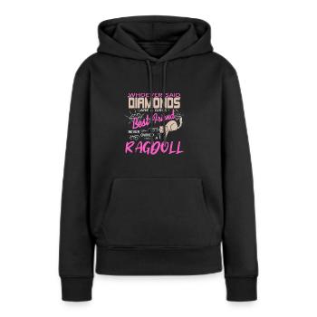 Never Owned A Ragdoll Cat Lover T-Shirt Present - Frauen Premium Bio Hoodie - Schwarz - Vorne - Julia (174cm)