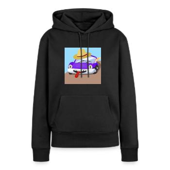Freddie the car - Women’s Premium Organic Hoodie - black - Front - Julia (174cm)