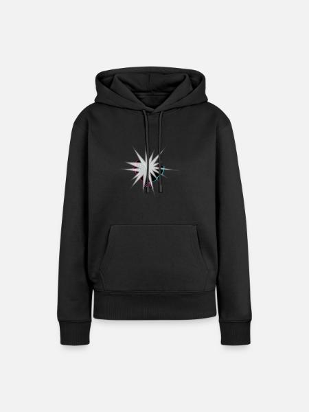 KENNR1CH CHICKEN FLASH MERCH - Frauen Premium Bio Hoodie - Schwarz