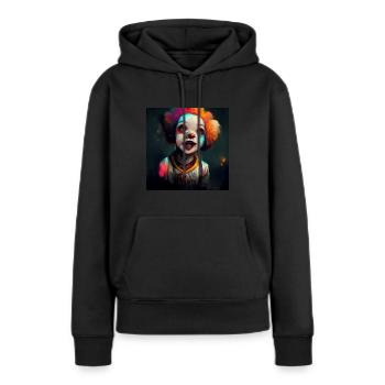 Cute & Creepy - Clown Jack - Women’s Premium Organic Hoodie - black - Front - Julia (174cm)