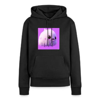 Fluffy Monster - Women’s Premium Organic Hoodie - black - Front - Julia (174cm)