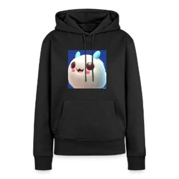 Fluffy Monster - Women’s Premium Organic Hoodie - black - Front - Julia (174cm)