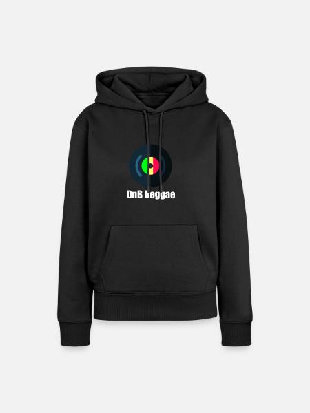 DnB Reggae - Frauen Premium Bio Hoodie - Schwarz