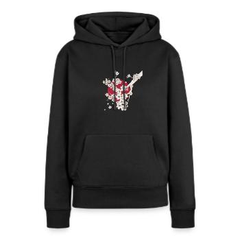Kunst Japans - Japanische Kunst - Frauen Premium Bio Hoodie - Schwarz - Vorne - Julia (174cm)