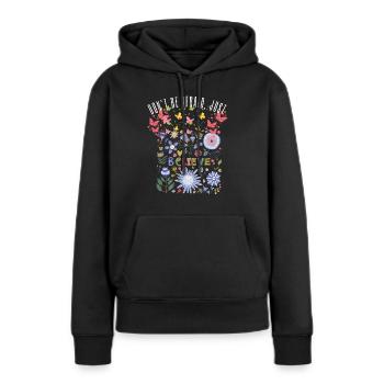 Jesus Christus,Jesus Christus,Jesus Christus,Jesus - Frauen Premium Bio Hoodie - Schwarz - Vorne - Julia (174cm)