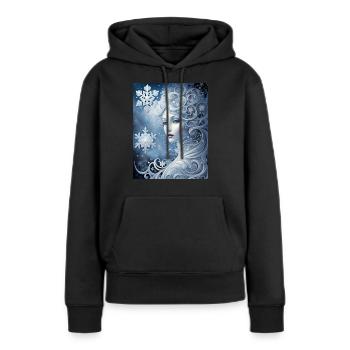 Kalte Schönheit - Frauen Premium Bio Hoodie - Schwarz - Vorne - Julia (174cm)
