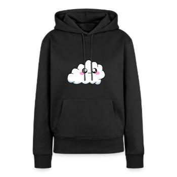 Kawaii Cloud Cloud Manga Anime Gift - Women’s Premium Organic Hoodie - black - Front - Julia (174cm)