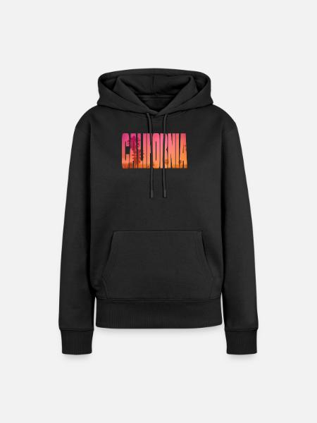 Californien - Frauen Premium Bio Hoodie - Schwarz