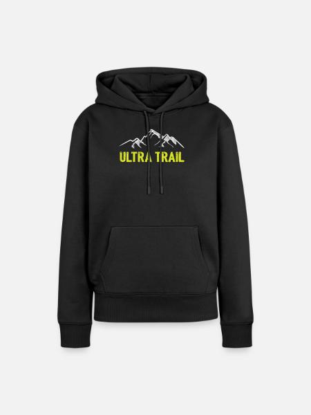Ultra Trail - Frauen Premium Bio Hoodie - Schwarz