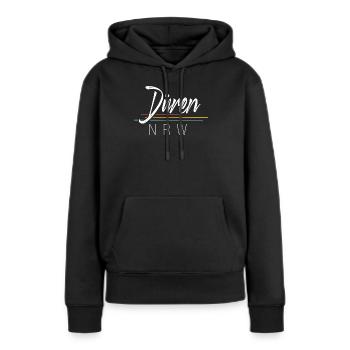Düren Nrw - Frauen Premium Bio Hoodie - Schwarz - Vorne - Julia (174cm)