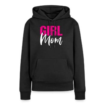 Fille Maman Fille Mère Maman - Sweat à capuche Premium bio Femme - noir - Devant - Julia (174cm)