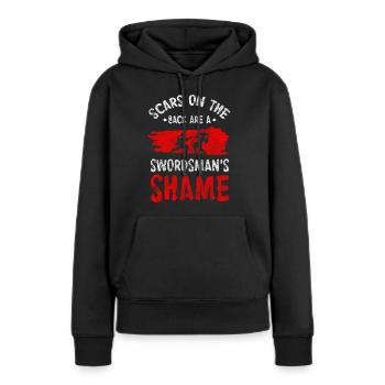 Schwertkämpfer Axt Japan Gladiator - Frauen Premium Bio Hoodie - Schwarz - Vorne - Julia (174cm)
