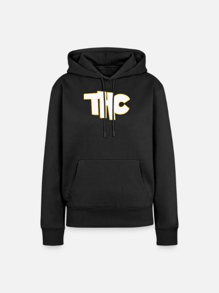 THC - Frauen Premium Bio Hoodie - Schwarz