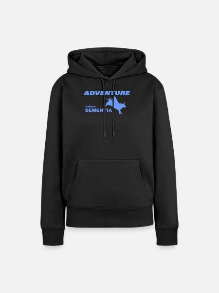 RODEO ADVENTURE - Frauen Premium Bio Hoodie - Schwarz