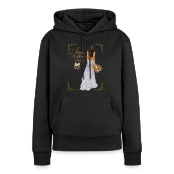 Happy Wedding Day - Women’s Premium Organic Hoodie - black - Front - Julia (174cm)