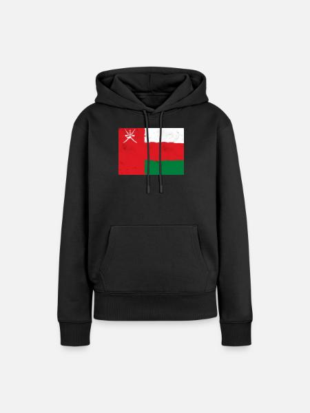 Flagge von Oman - Frauen Premium Bio Hoodie - Schwarz